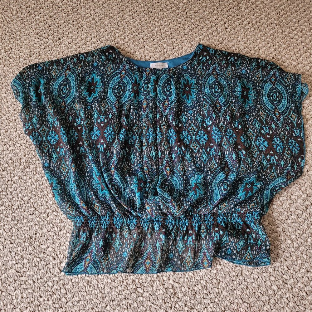 Dress Barn Bohemian Style Blouse XL